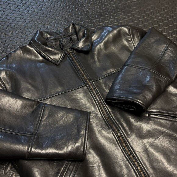 SOLD - GV EMPORIO Vintage Leather Jacket - Picture 2 of 3